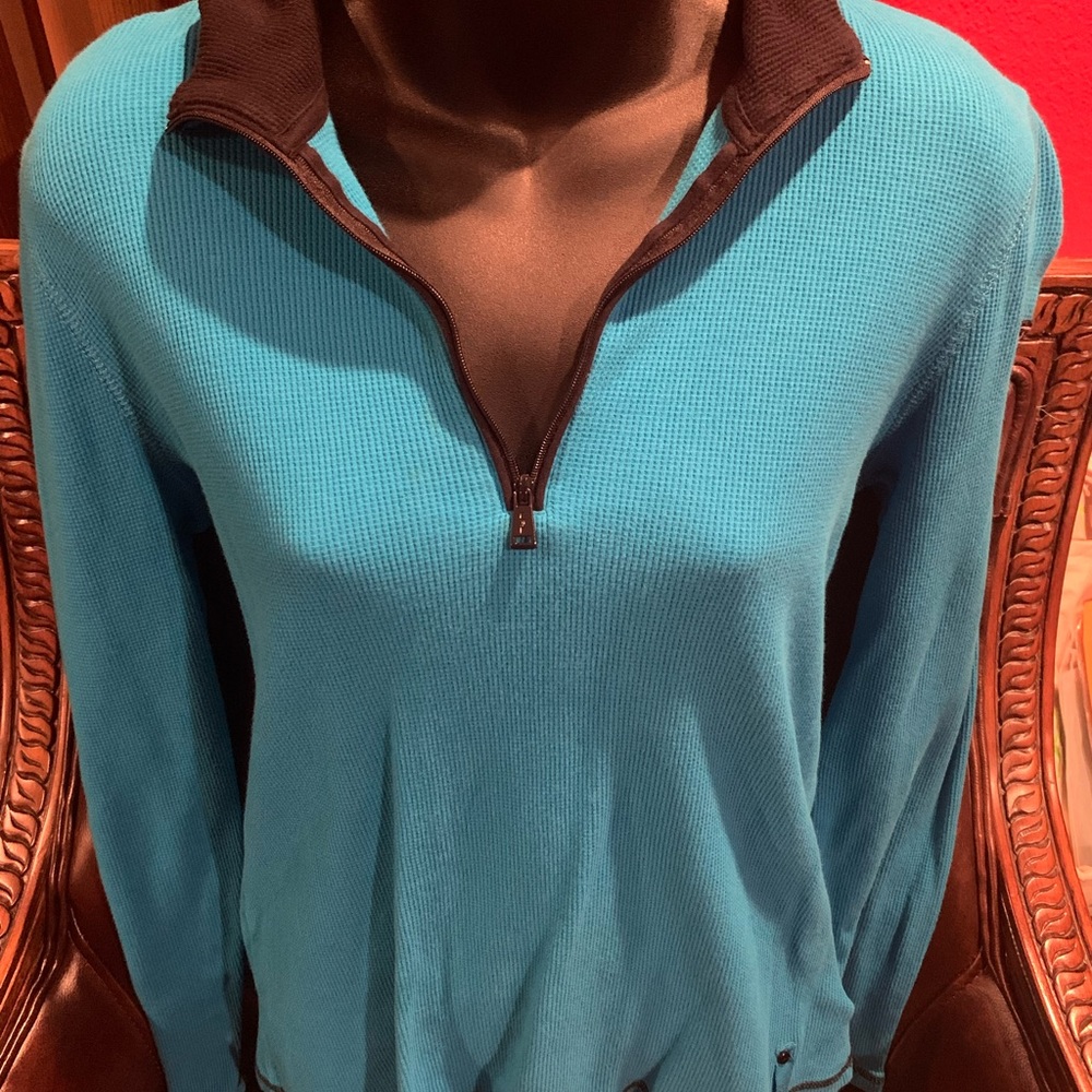 Ralph Lauren Blue Quarter Zip Sweater / Pullover Women’s Large